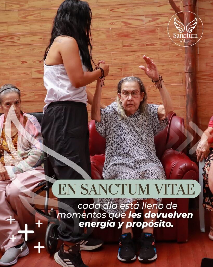Adulto mayor en hogar geriátrico en Medellín